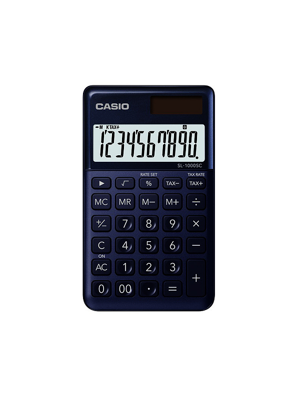 Calculadora Casio Bolsillo Azul  1