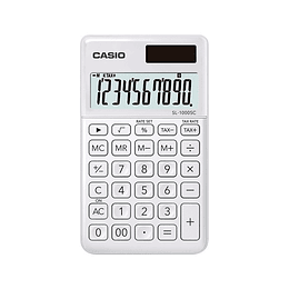 Calculadora Casio Bolsillo Blanca