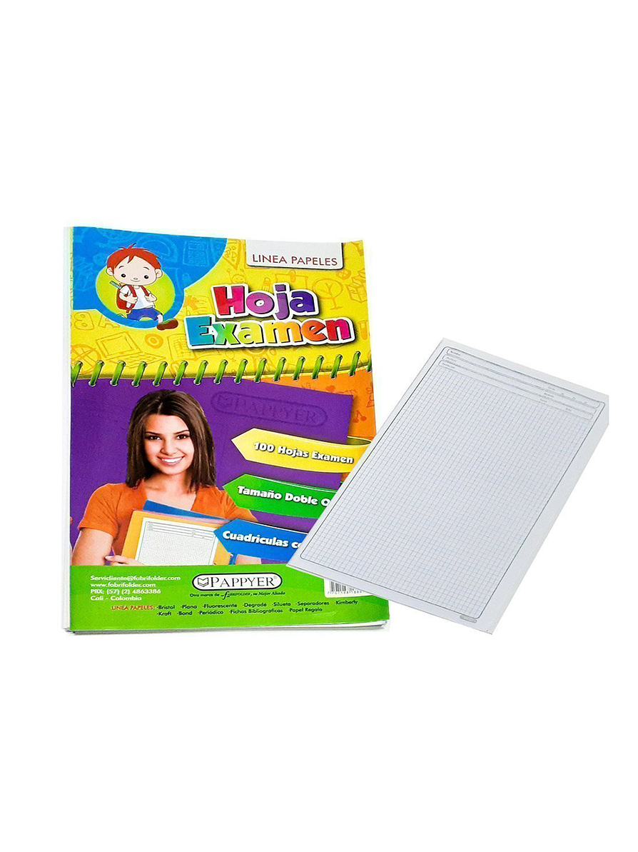 Paquete Hojas De Examen Ministro 1