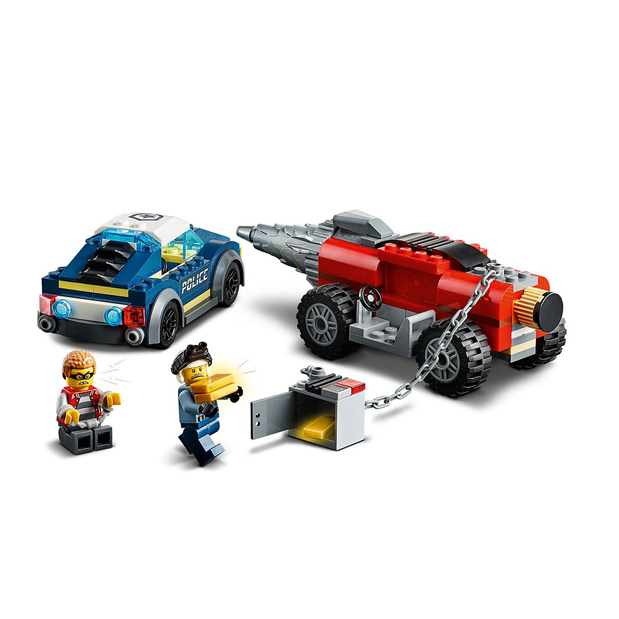Lego City Policía De Élite Persecución De La Perforadora 3