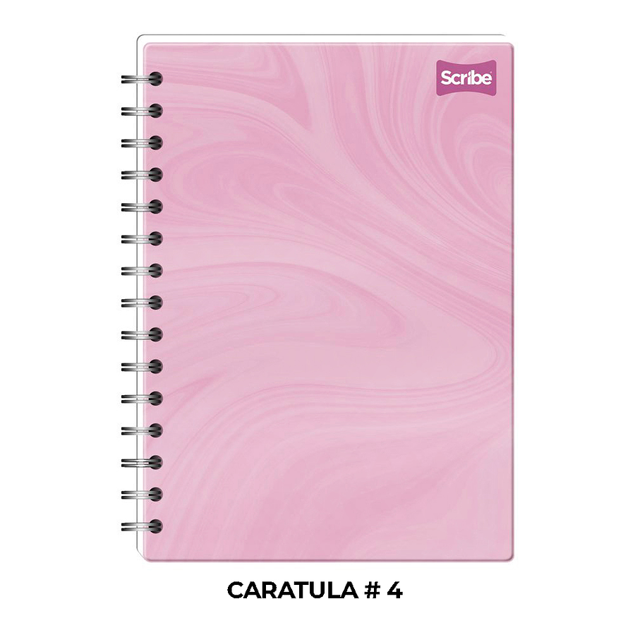 Cuaderno Catedrático Pasta Dura Scribe 80 Hojas Cuadros 4