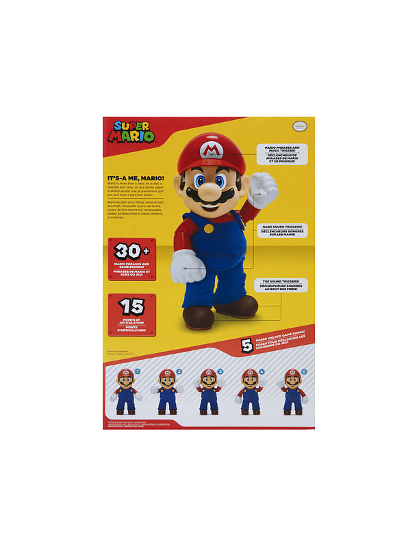 Figura Super Nintendo Mario 36 Cm Con Sonidos 5