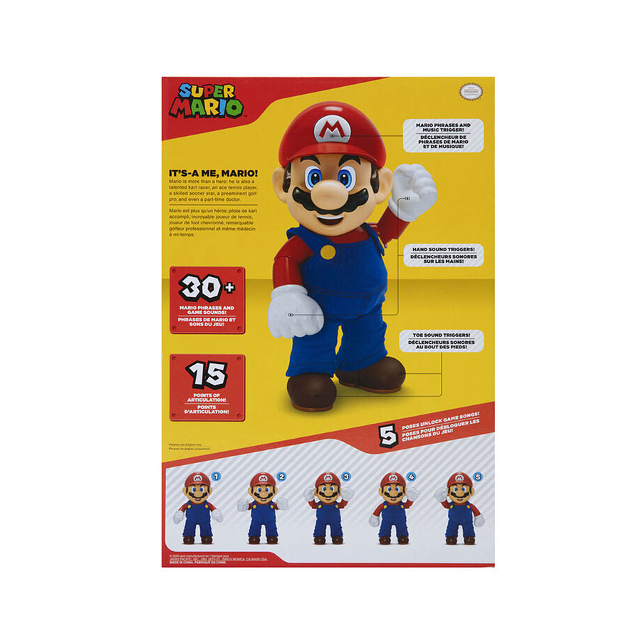 Figura Super Nintendo Mario 36 Cm Con Sonidos 5
