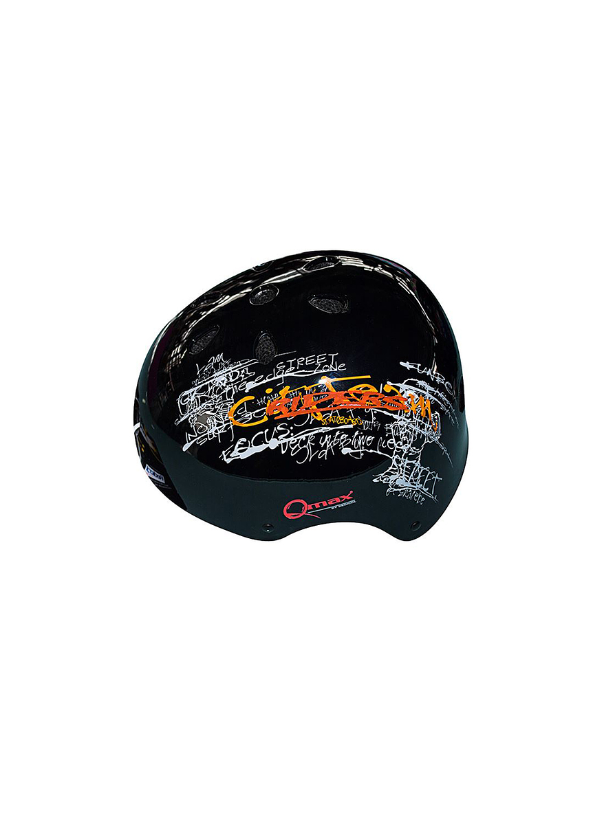 Casco De Patinaje Negro Qmax Talla S 1