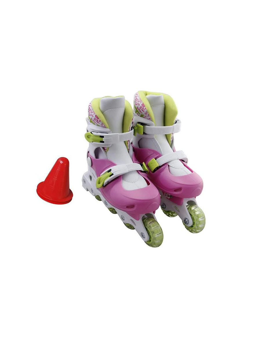 Set De Patinaje Pink Epic Qmax M 3