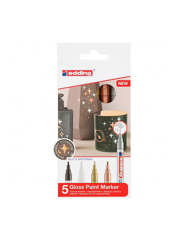 Marcador Edding de Tinta Opaca Brillante  1