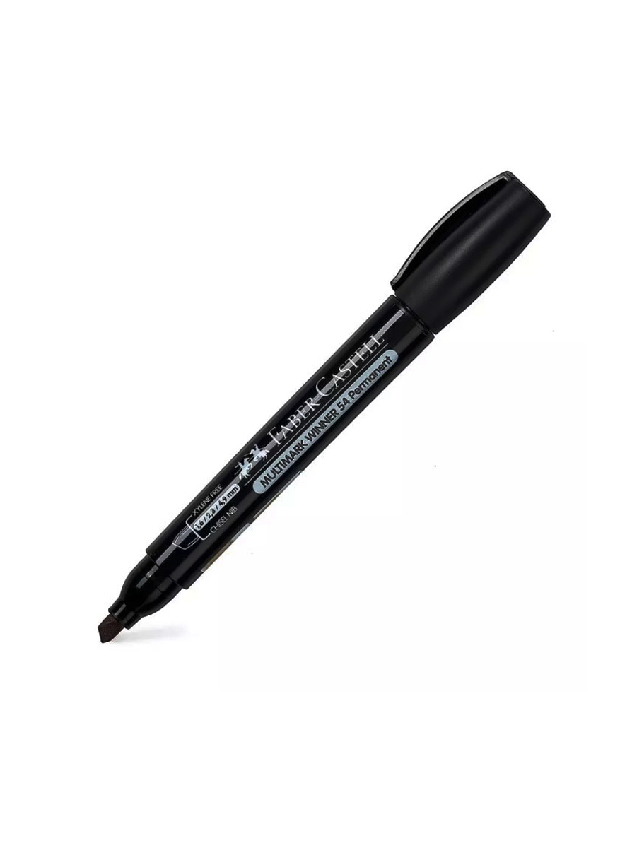 Marcador Faber-Castell Indeleble Negro 54E-N 1