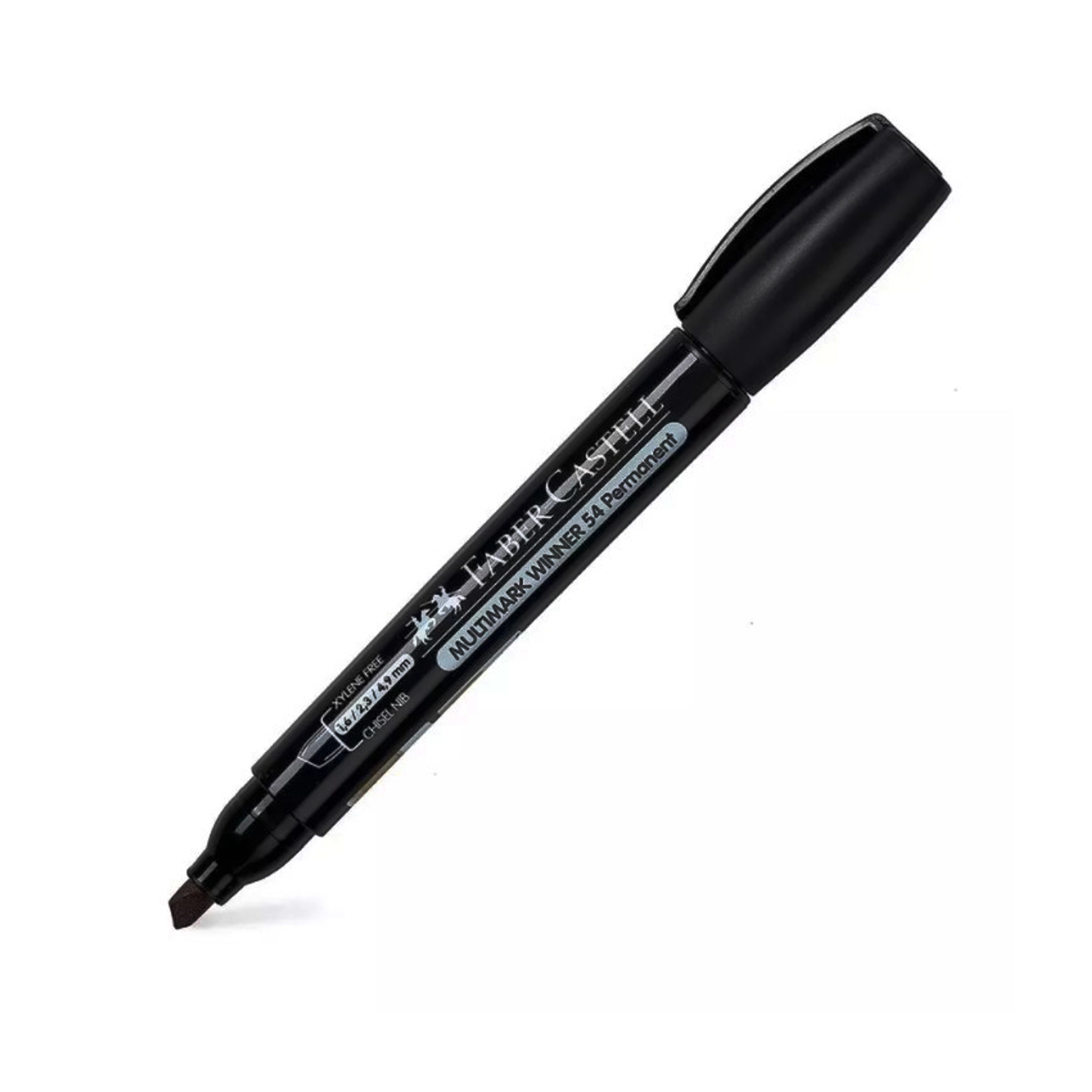 Marcador Faber-Castell Indeleble Negro 54E-N