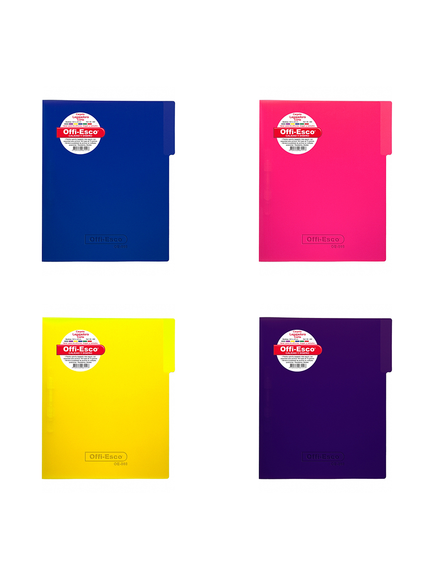 Carpeta Legajadora Plástica Carta  1