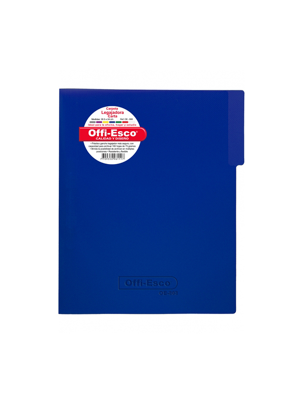 Carpeta Legajadora Plástica Carta  3