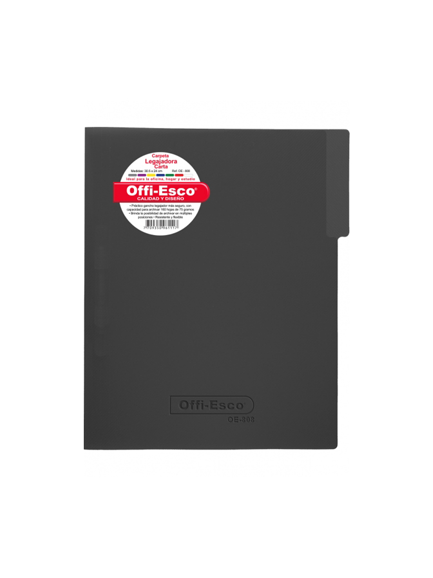Carpeta Legajadora Plástica Carta  7