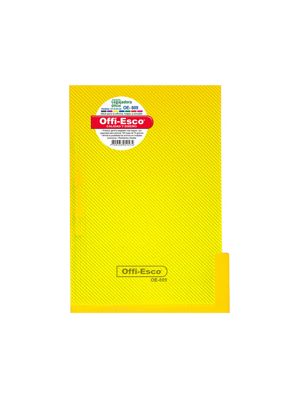 Carpeta Legajadora Plástica Oficio  2