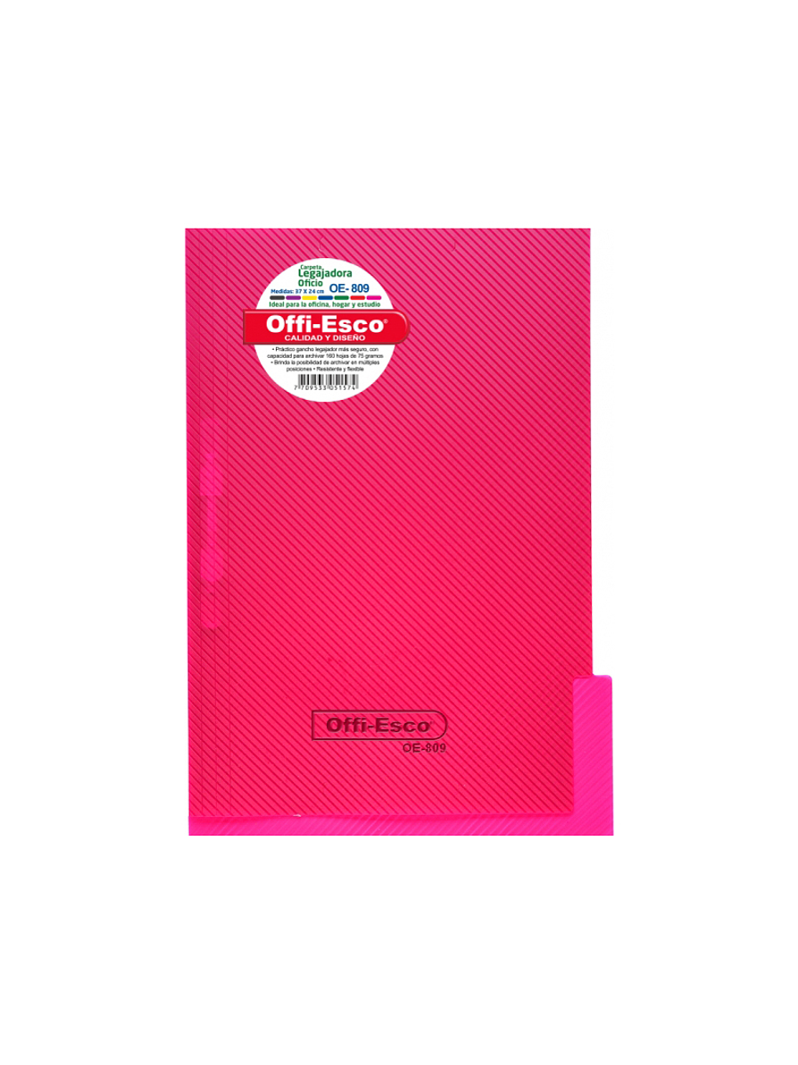 Carpeta Legajadora Plástica Oficio  5
