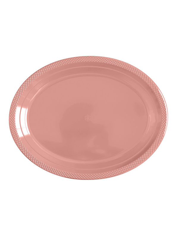 Bandeja Deluxe Ovalada Dorado Rosa X 5 Unidades 1