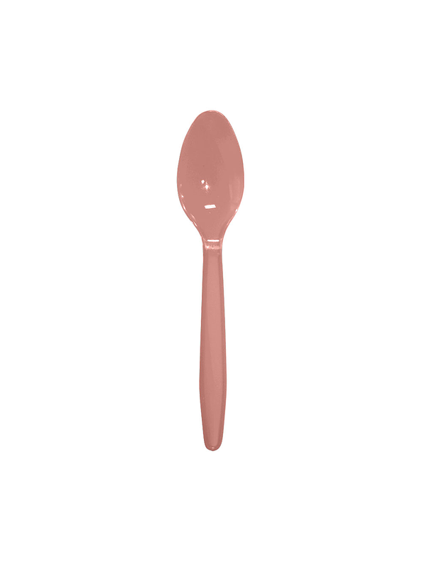 Cuchara Deluxe Dorado Rosa X 12 Unidades 1