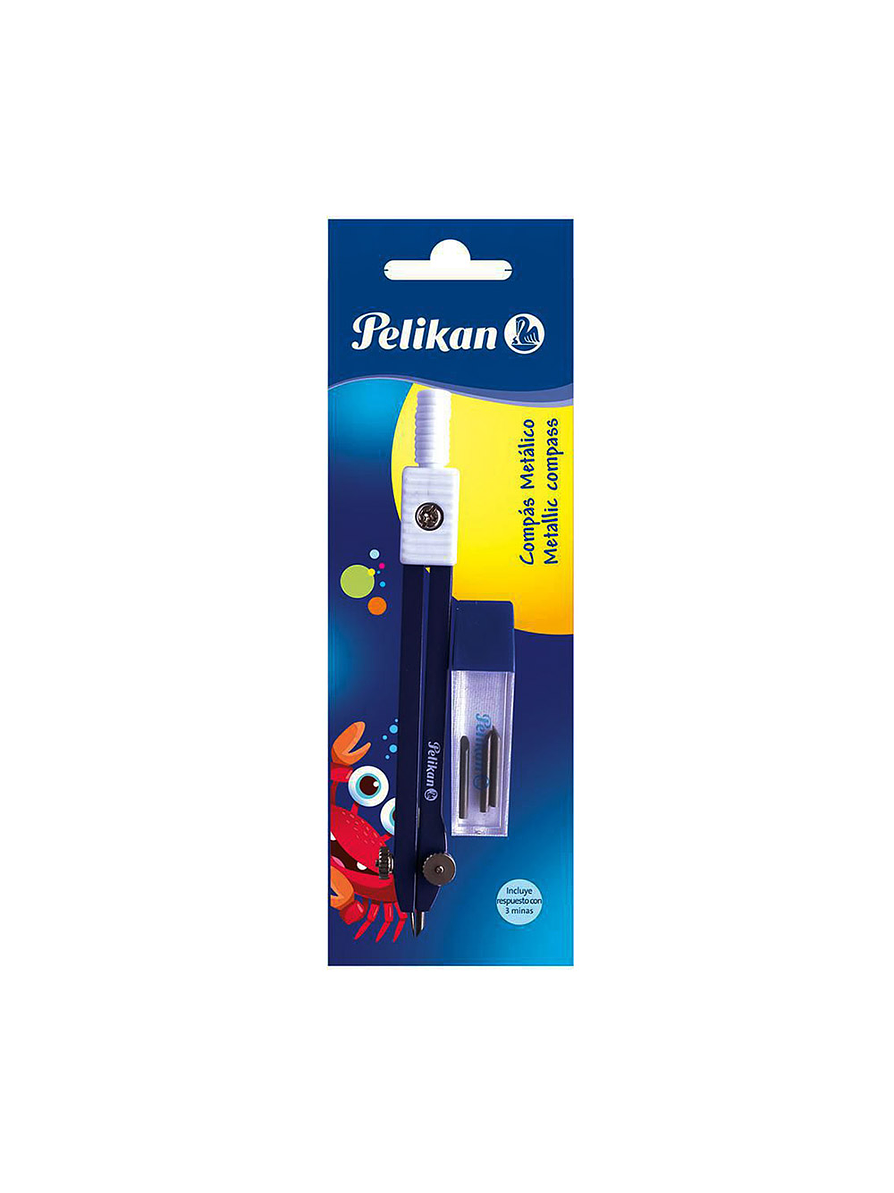 Compas Pelikan Metálico Glupe 1