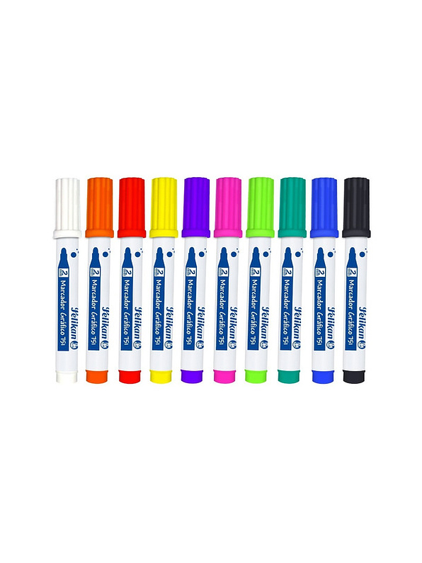 Marcador Grafico Pelikan x 10 Unidades  2