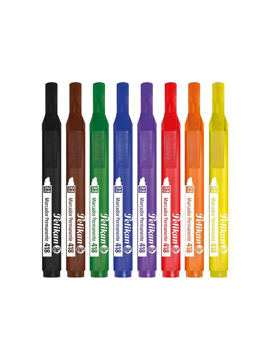 Marcador Permanente Pelikan 418 x 8 Unidades 2