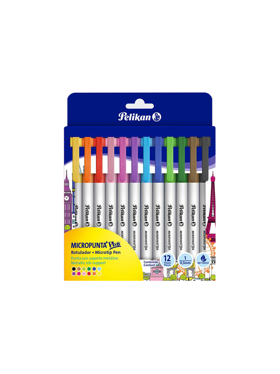 Estuche de Micropuntas Plus Pelikan x 12 Unidades 1