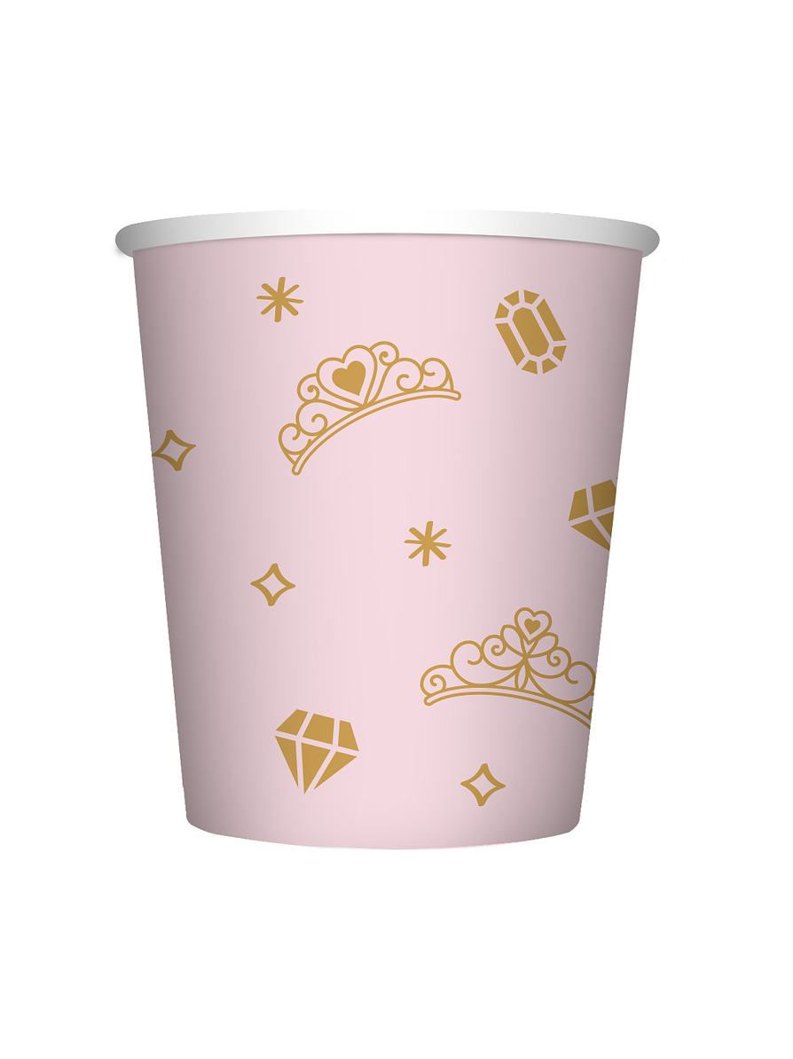 Vaso De Cartón 9 Onza Coronitas X 8 Unidades 1