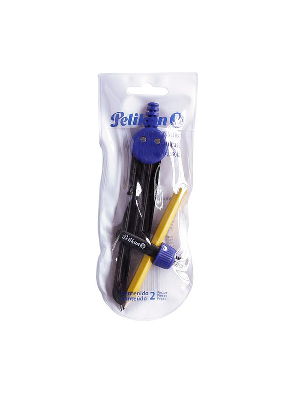 Compas Pelikan Plástico Azul  1