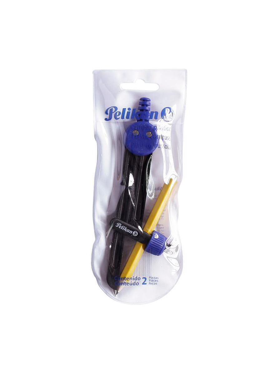 Compas Pelikan Plástico Azul  1