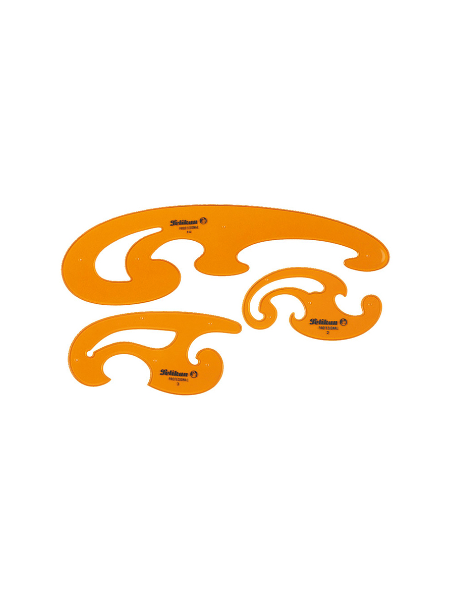 Estuche de Curvígrafos Pelikan x 3 Unidades  1