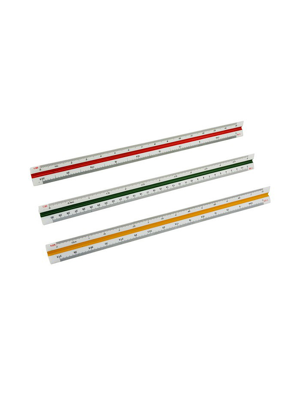 Escalímetro Triangular 30 Cm   1