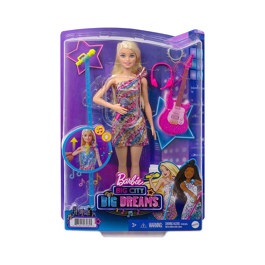 Barbie Big City Dreams Cantante Sonido Guitarra Mattel 1