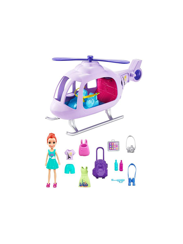 Polly Pocket Super Helicóptero De Viaje 2