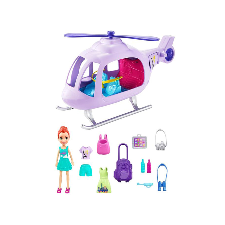 Polly Pocket Super Helicóptero De Viaje 2