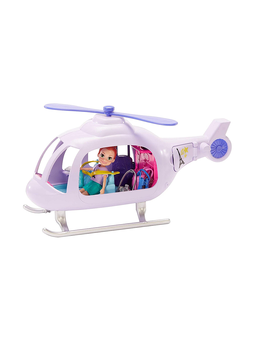 Polly Pocket Super Helicóptero De Viaje 3