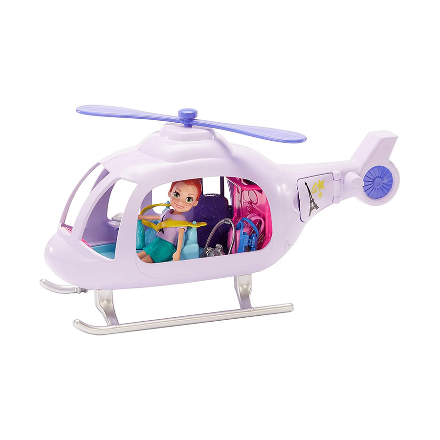 Polly Pocket Super Helicóptero De Viaje 3