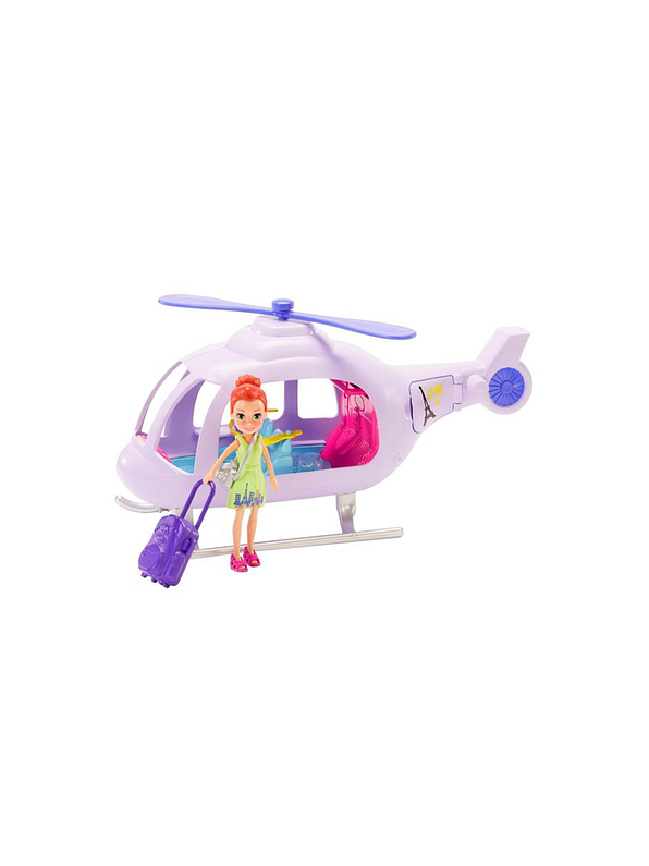 Polly Pocket Super Helicóptero De Viaje 4