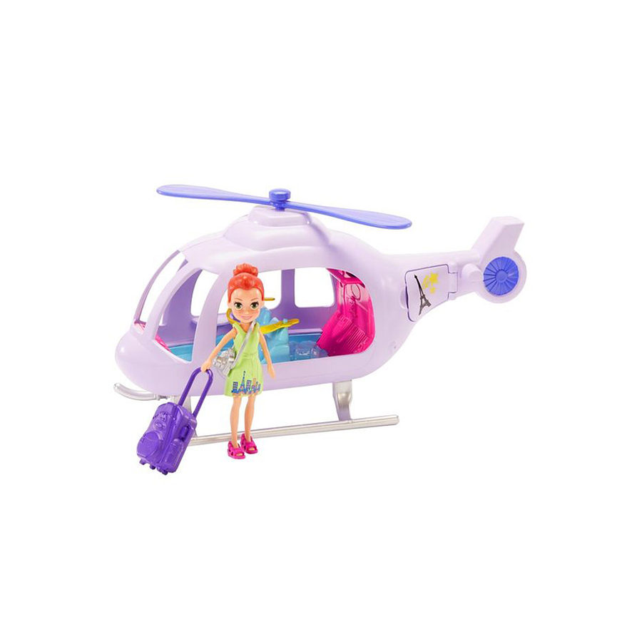 Polly Pocket Super Helicóptero De Viaje 4