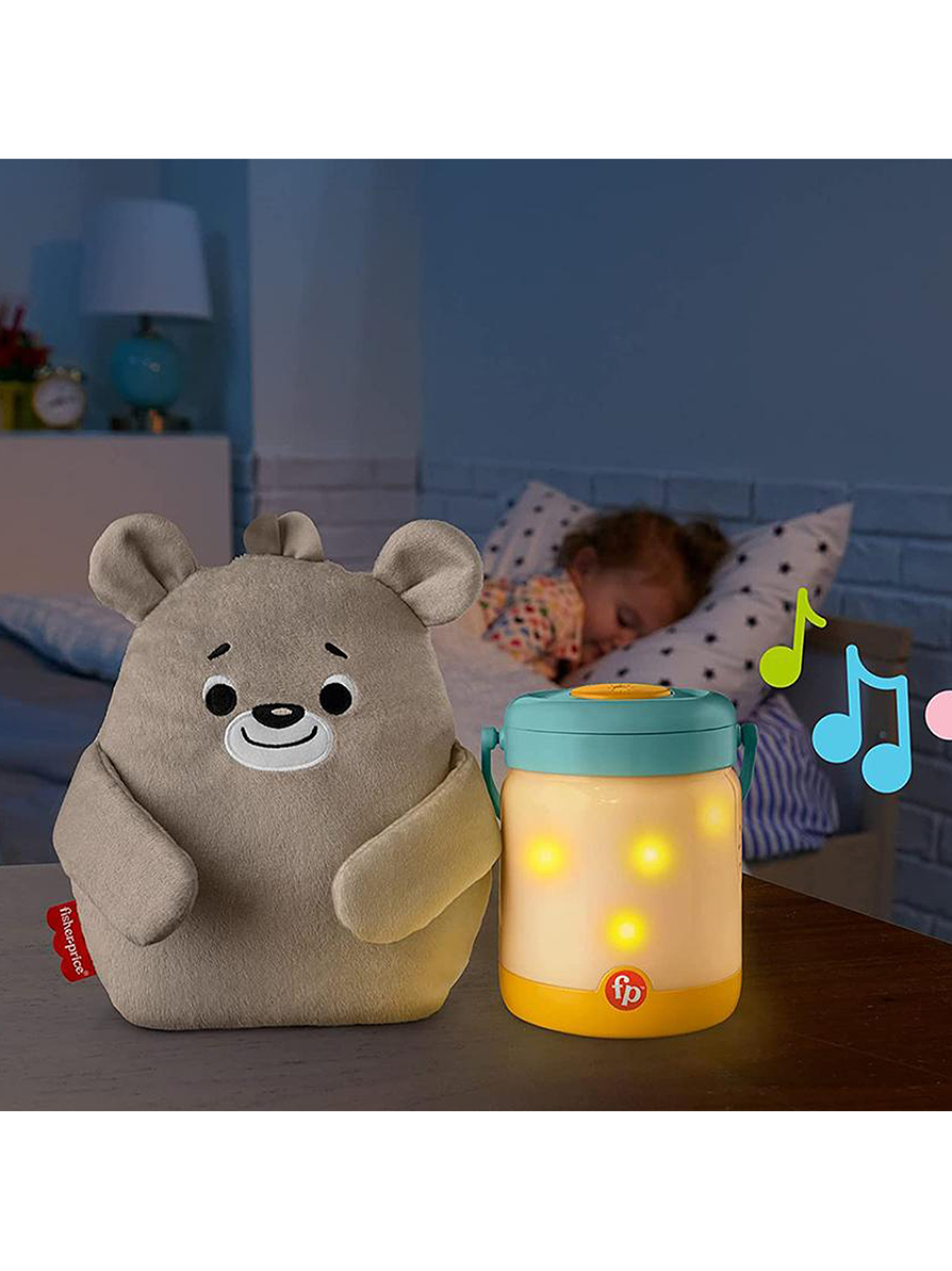 Fisher Price Osito y Juguete Musical Con Luces De Luciérnagas 2