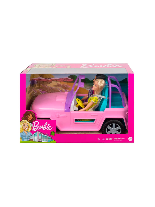 Set Barbie Jeep Con Amiga 3