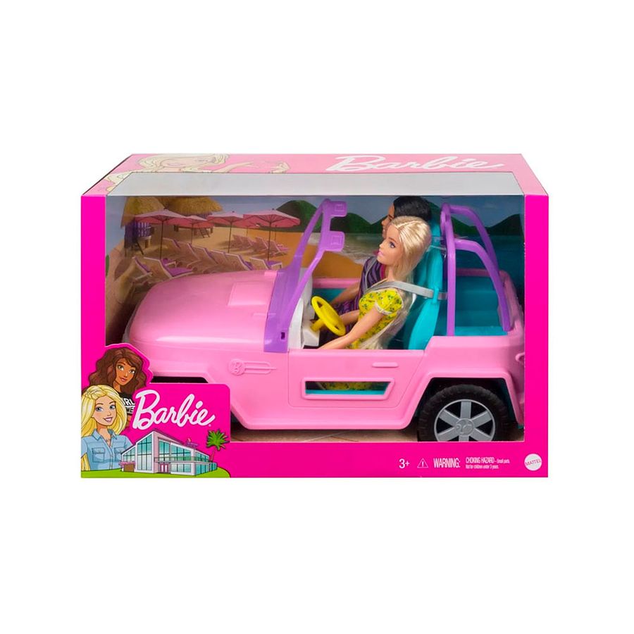 Set Barbie Jeep Con Amiga 3