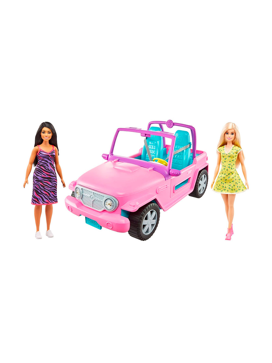 Set Barbie Jeep Con Amiga 2