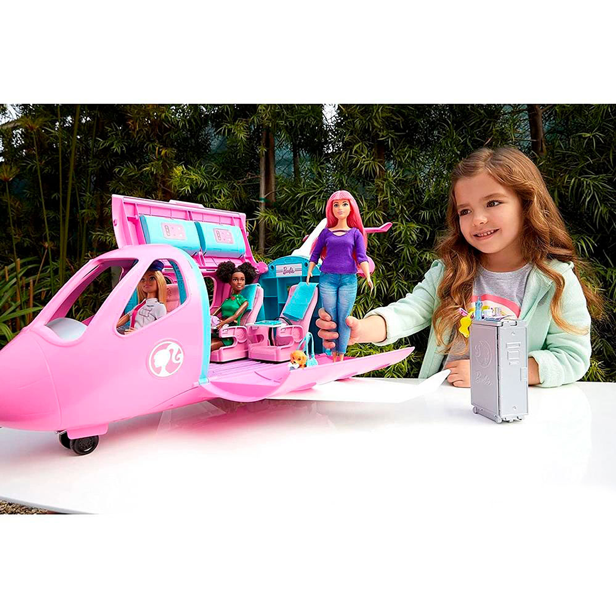  Barbie Avión de tus sueños, avión de juguete con