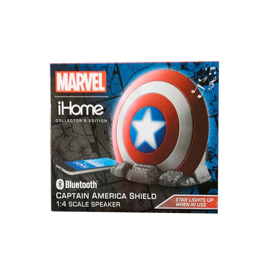 Super Parlante Bluetooth de Lujo Escudo Capitán América 3
