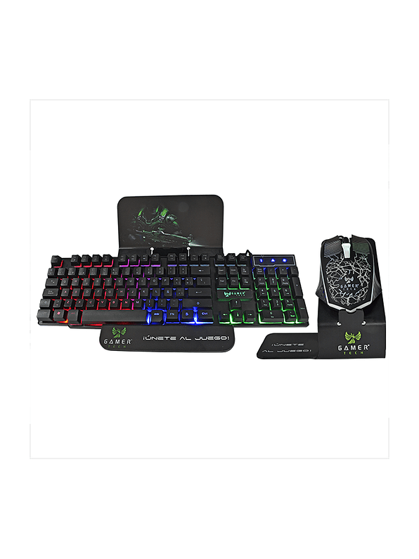 Combo Usb Teclado Y Mouse Gamer Gt680C 2