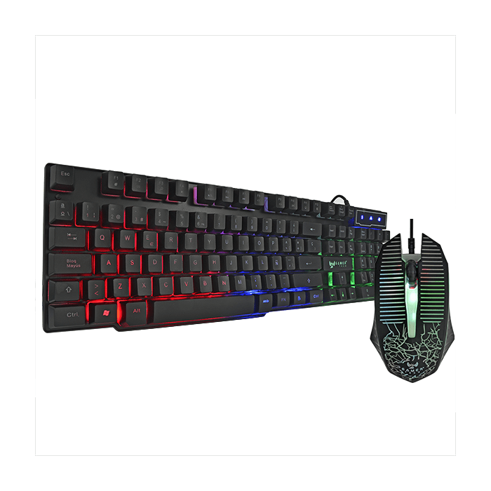 Combo Usb Teclado Y Mouse Gamer Gt680C