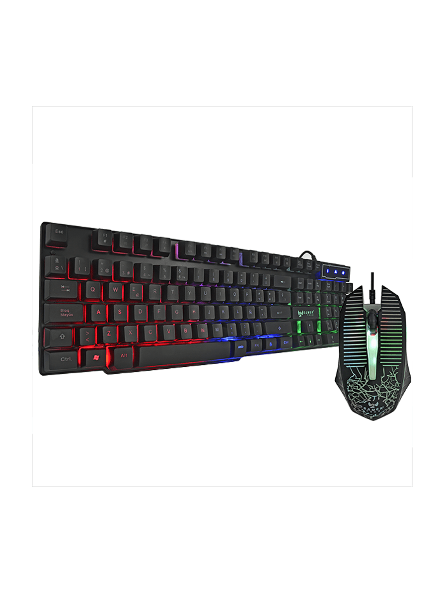 Combo Usb Teclado Y Mouse Gamer Gt680C 1