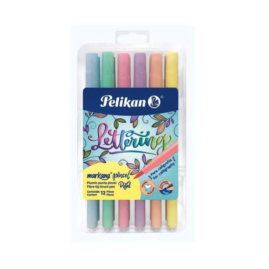 Marcadores Pelikan Markana Twist Pincel Colores Pastel