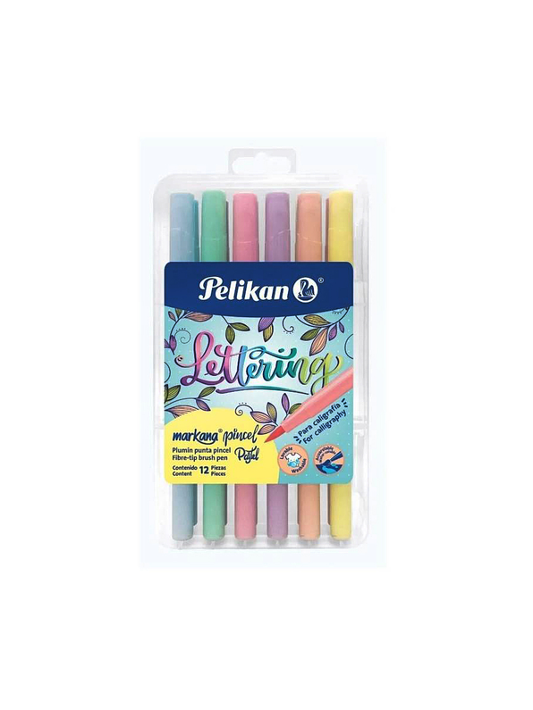 Marcadores Pelikan Markana Twist Pincel Colores Pastel  1