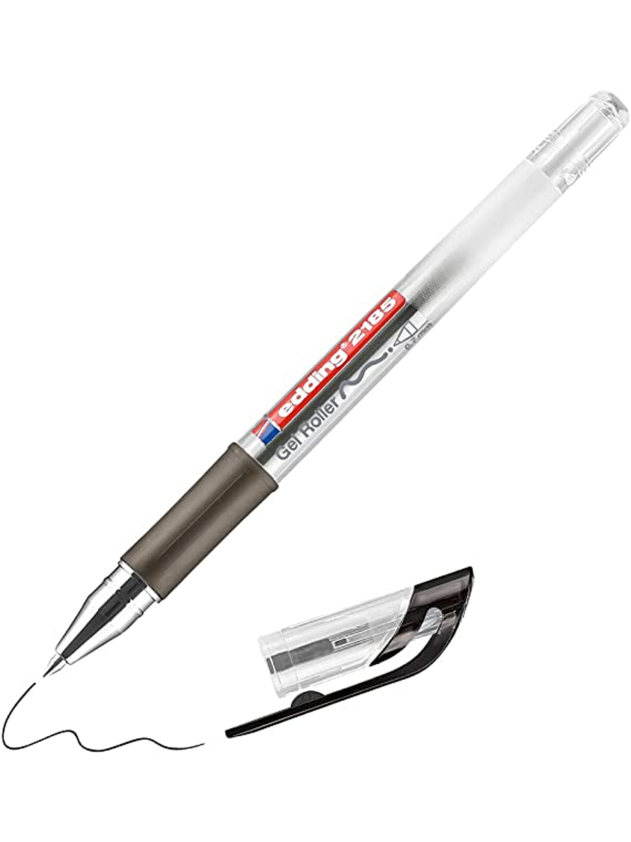 Bolígrafo Edding Roller Cristajelly Plata 2185 1