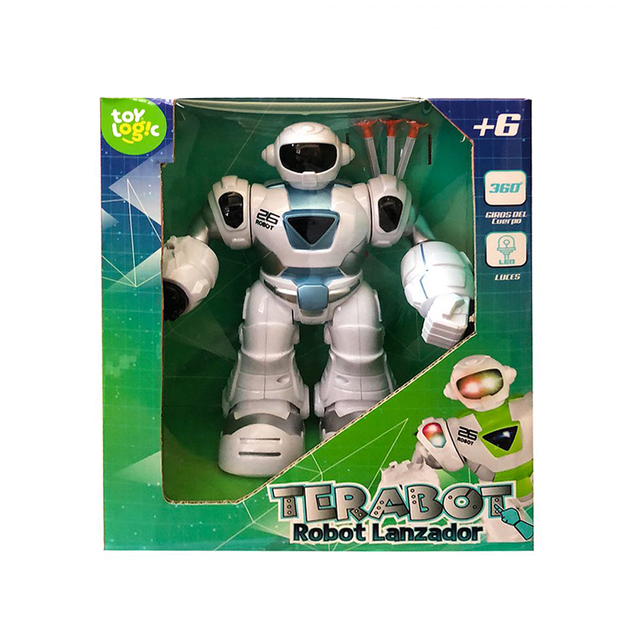 Robot Lanzador Megabot Blanco  1