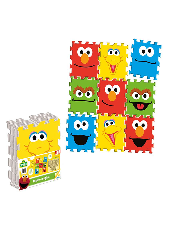Tapete Mágico Plaza Sésamo  1