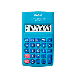 Calculadora Casio De Bolsillo Azul 